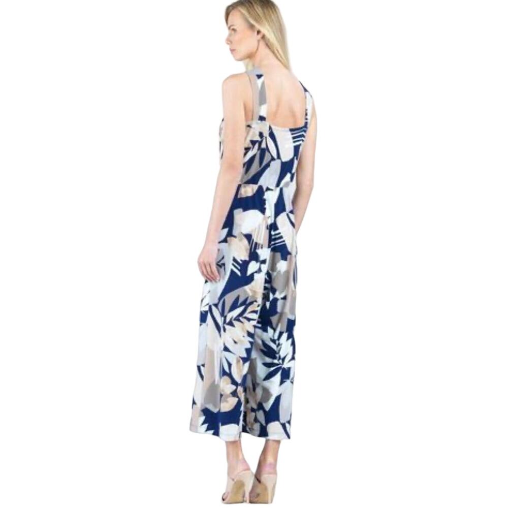 NWT Clara Sun Woo Grecian Halter Pocket Jumpsuit size X-Large - Picture 4 of 10